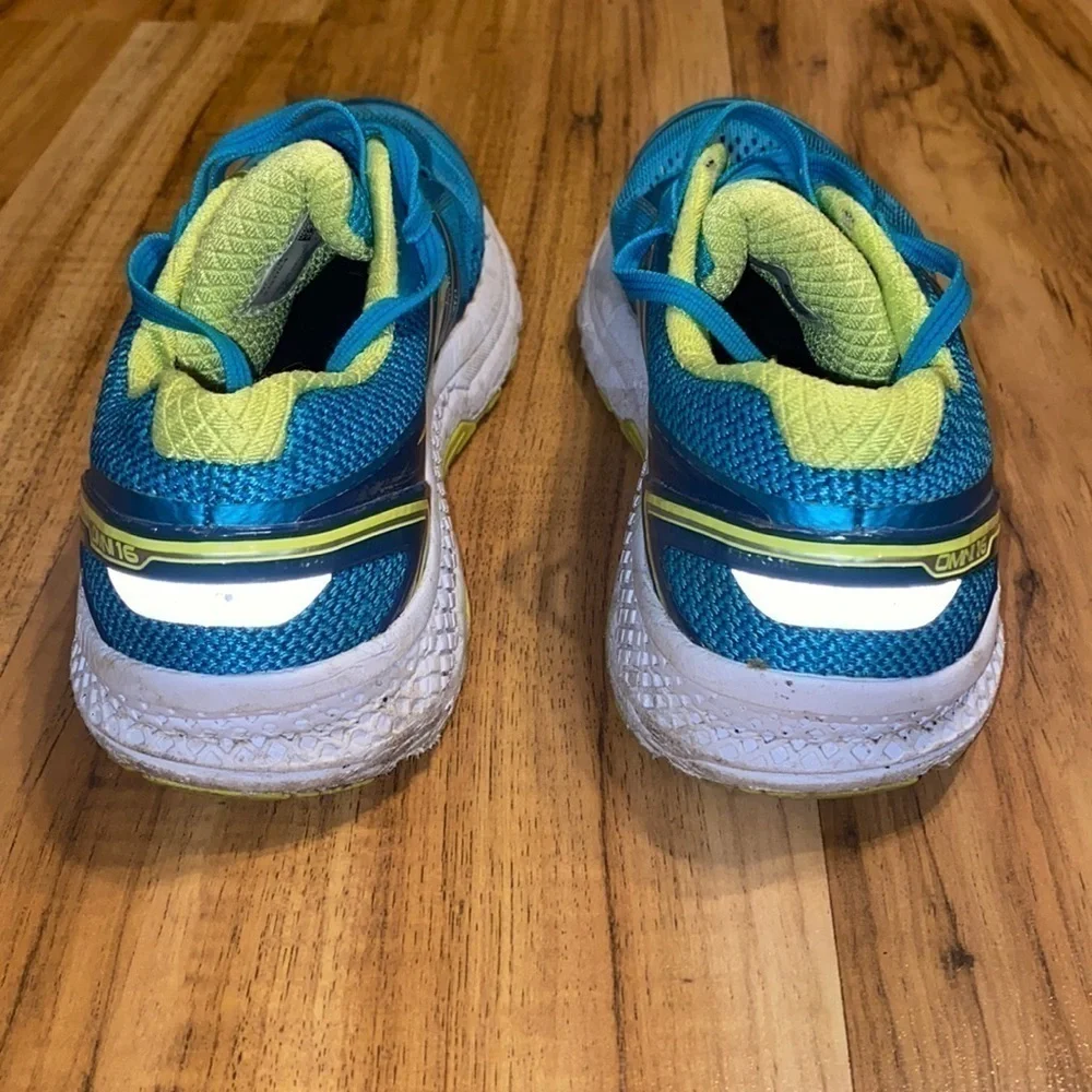 Saucony Women's Omni 16 Running Shoes, Teal/Citron, size 7